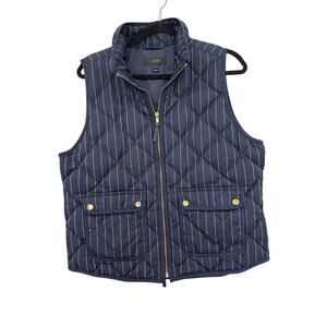 J. Crew Excursion Down Quilted Puffer Vest, L